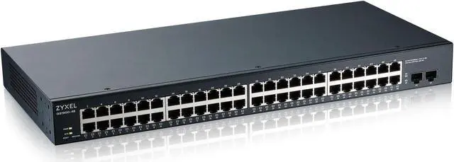 Main image of Zyxel 48-Port Gigabit Ethernet Switch | Smart-Managed | Rackmount [GS1900-48]
