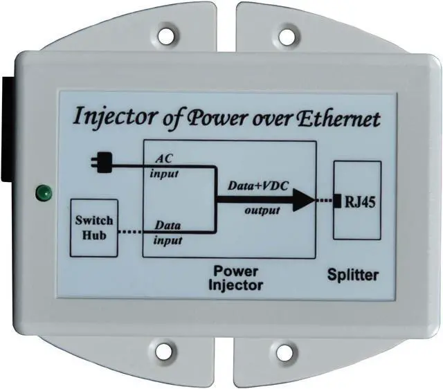 Alt view image 2 of 5 - Tycon Systems TP-POE-24G 24W Gigabit POE Power Inserter - US Power Cord, 24V