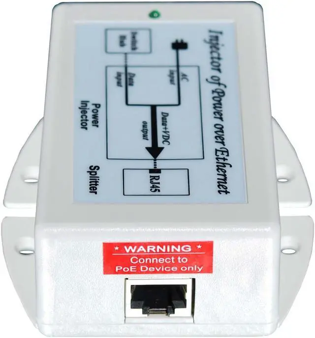 Alt view image 4 of 5 - Tycon Systems TP-POE-24G 24W Gigabit POE Power Inserter - US Power Cord, 24V