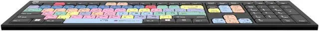 Alt view image 3 of 5 - Logickeyboard 'SlimLine Nero' designed for editing in Adobe Premiere Pro on Windows PC * p/n LKBU-PPROCC-BJPU-US