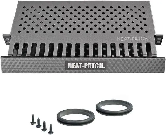 Main image of Neat Patch Mini 1U Low Profile Cable Management Unit (2 Pack)