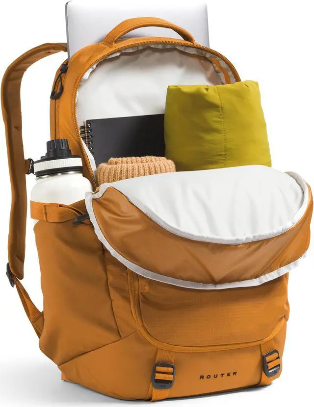 Alt view image 5 of 5 - The North Face Router Everyday Laptop Backpack, Timber Tan, One Size