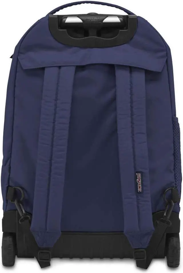 Alt view image 5 of 5 - JanSport Driver 8 Rolling Backpack - Wheeled Travel Bag with 15-Inch Laptop Sleeve, One Size, Navy