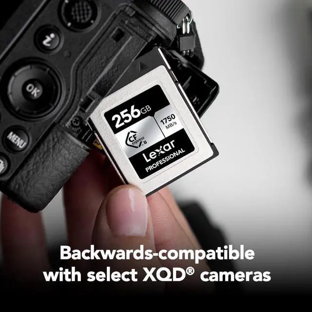 Alt view image 4 of 5 - Lexar 256GB Professional CFexpress Type B Silver Series Memory Card, for Photographers, Videographers, Up to 1750/1300 MB/s, 8K Video (LCXEXSL256G-RNENG)