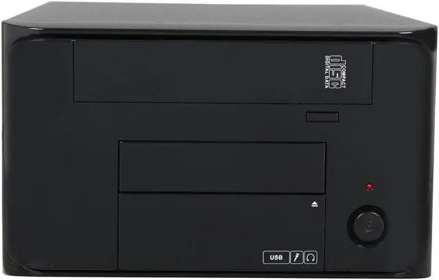 Alt view image 2 of 5 - MI-008 Tower Black P4 Chassis with 250W Itx Psu+sata Power Supply