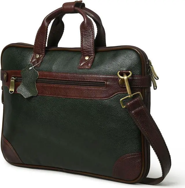 Alt view image 2 of 5 - ADYAN 15 inch Leather Briefcases for Men and Women Laptop Bag Business Travel Messenger Bag Vintage Leather Best Office Satchel Bag