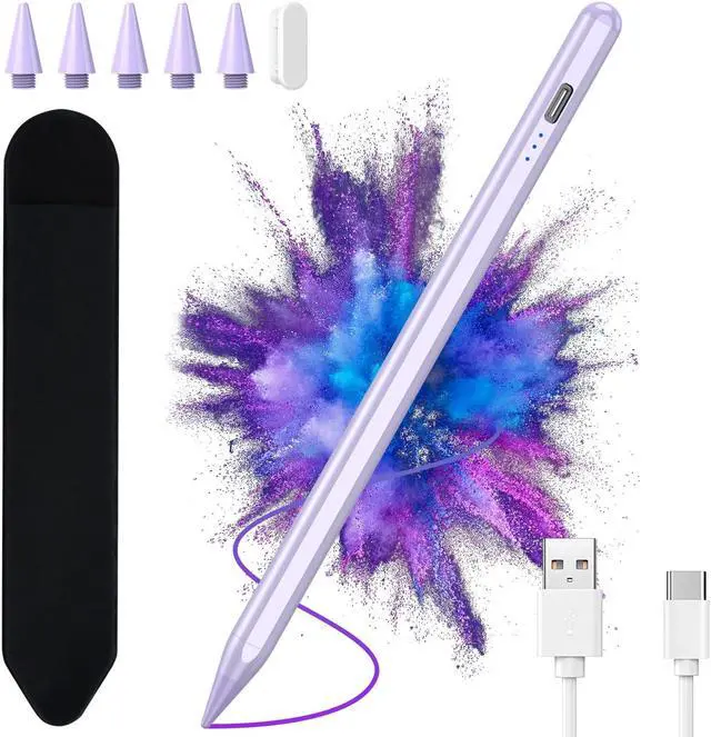Alt view image 2 of 5 - besky Stylus Pen & Keyboard Case Compatible for iPads Pro 12.9 inch (5th, 6th Generation) & New Air 13 inch M2