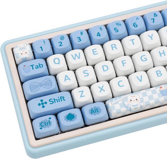 Online Custom Blue PBT Keycap Set