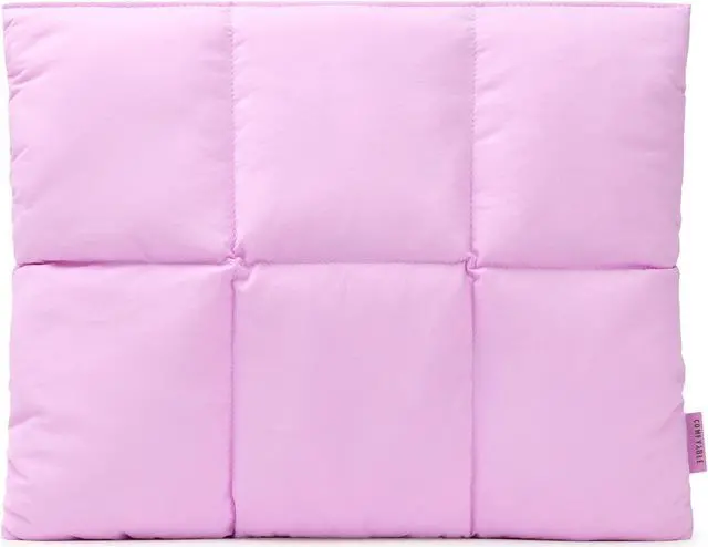 Main image of Comfyable Puffy Laptop Sleeve 13 Inch 14 Inch, Quilted Puffer Laptop Carrying Case for Women, Pillow Case Compatible with MacBook Air M4 2025 M3 M2 M1, MacBook Pro M4 Pro/Max, Lavender