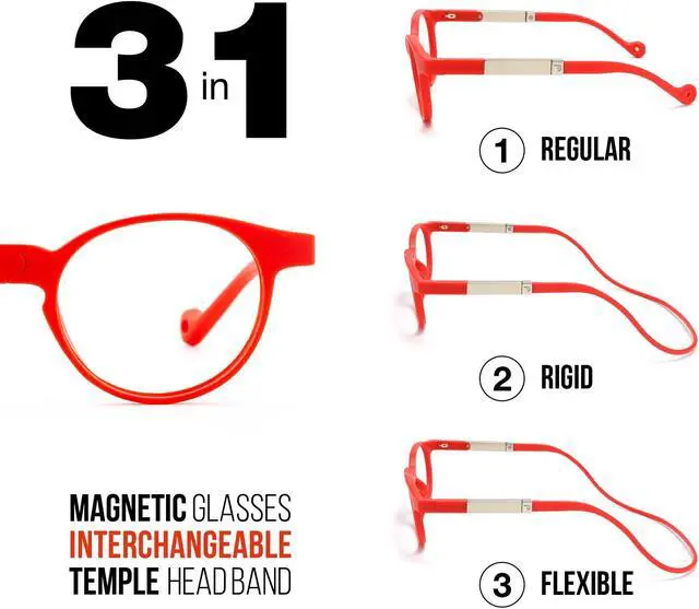 Alt view image 3 of 5 - DIDINSKY Reading Glasses with Magnets and Anti Blue Light Filter. Magnetic Readers for Men and Women with Anti-Reflective Lenses. Cherry +1.0 - DIKRIK UFFIZI