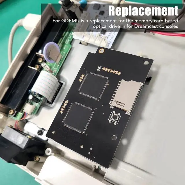 Alt view image 2 of 5 - GDEMU Optical Drive Simulation Board V5.15b for SEGAs VA1 Console, Built in Disk Remote Storage Card Mount Kit,Perfectly Runs The Original GDI CDI Image