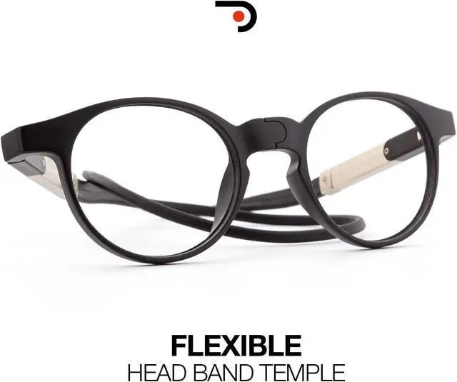 Alt view image 4 of 5 - DIDINSKY Reading Glasses with Magnets and Anti Blue Light Filter. Magnetic Readers for Men and Women with Anti-Reflective Lenses. Graphite +1.0  DIKRIK UFFIZI