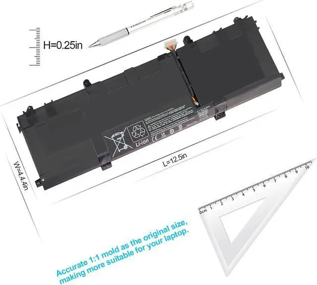 Alt view image 4 of 5 - King EBOYEE SU06XL L29184-005 Laptop Battery Replace for HP Spectre X360 15-DF0033DX 15-DF1033DX Convertible 15-DF0XXX Series Notebook L29048-271 HSTNN-DB8W 11.55V 84.08WH