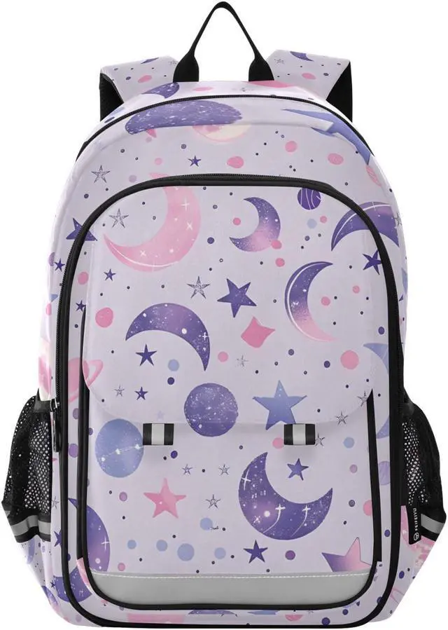 Main image of senya School Backpack Kids College Rucksack Travel Bookbag Fashion Back Pack Girls Boys Bright Constellations Pastel Pinks