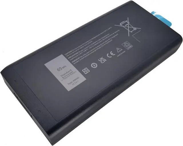 Alt view image 5 of 5 - FLYRLB 65WH 4XKN5 Battery CJ2K1 X8VWF for Dell Latitude 14 Rugged 5404 5414 E5404 Rugged Extreme 7404 7414 E7404, fits P45G P46G001 P46G002 XN4KN 5XT3V 09FN4 451-12187 909H5 11.1V