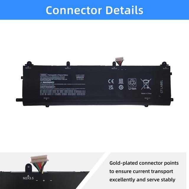 Alt view image 3 of 5 - NBULBL BN06XL Laptop Battery for HP Spectre X360 15-EB0000 Series 15-EB0043DX 15-EB1043DX 15-EB0053DX 15-EB0005UR 15-EB0005NI SeriesNotebook BN06072XL HSTNN-IB9A L68299-005 01AY968 01AY969