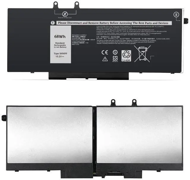 Alt view image 4 of 5 - A AMANDA 3HWPP Laptop Battery Compatible for Dell Latitude 5401 5410 5411 5501 5510 5511, Precision 3541 3551 Inspiron 17 7500/7506 2-in-1 Black Series Notebook 03HWPP 10X1J N2NLL 1VY7F 15.2V 68Wh