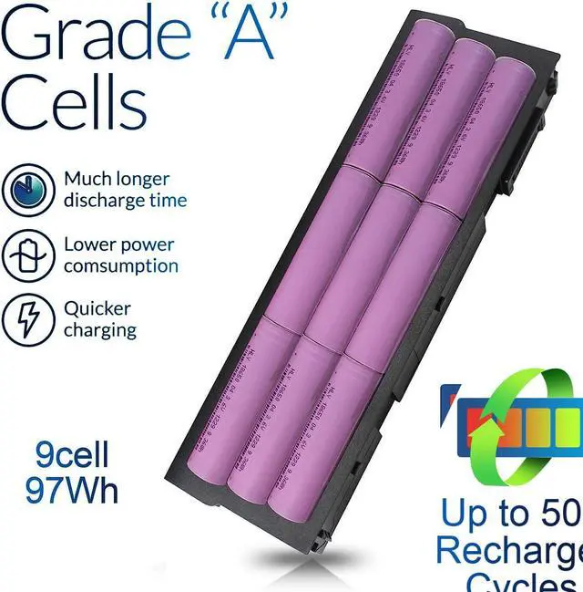 Alt view image 5 of 5 - T54FJ 8858X 7FJ92 9 cell 97Wh Battery Compatible with Dell Latitude E6430 E6420 E5430 E6530 E6540 E6520 E6440 E5420 E5520 E5530, M5Y0X XV2VV 04NW9 2P2MJ T54F3 NHXVW M5YOX 312-1325 312-1163 P15G P15F