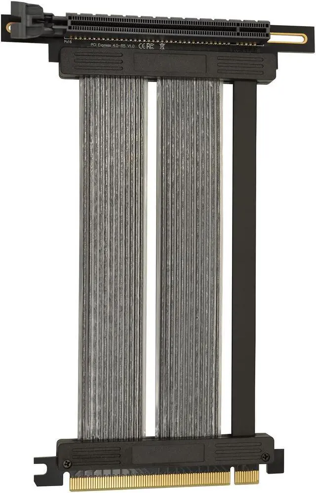 Main image of Eagolloar PCIE 4.0 x16 Extender Riser Cable,High Speed Flexible Right Angle PCI-E Port GPU Graphic Card Extension Cable-150mm