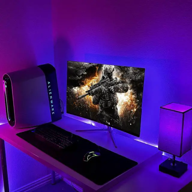 Alt view image 5 of 5 - FLIFER 32 Inch Curved Gaming Monitor, 75Hz 1920x1080 1080p, FHD with HDMI VESA, Built-in Speaker, Ultra Thin 32", 4000:1 Contrast Ratio, 99% sRGB