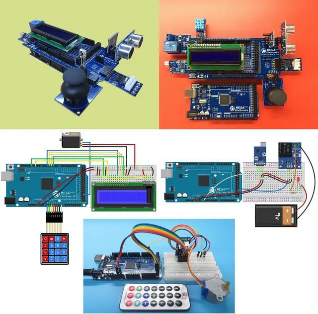 Alt view image 3 of 5 - ePalZoneXP Ultimate Mega R3 Starter Kit Mega 2560 Starter Kit Compatible with Arduino IDE, The Most Detailed 40+ Lessons, Plus 40+ Background Knowledge Articles, Detailed Explanation