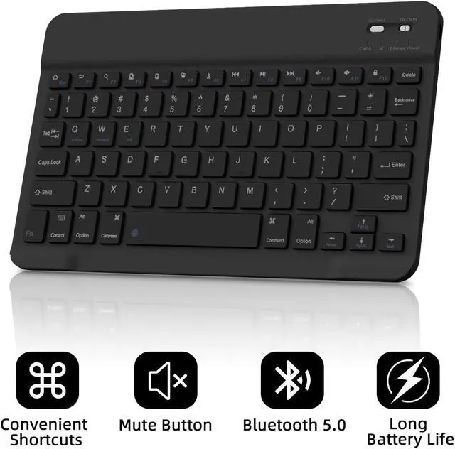 Alt view image 4 of 5 - GOKOCO for iPad Pro 11 inch M4 2024 Case with Keyboard-Keyboard Case for iPad Pro 11" 2024 with Pencil Holder,Wireless Detachable Keyboard,Auto Sleep/Wake Function-Black