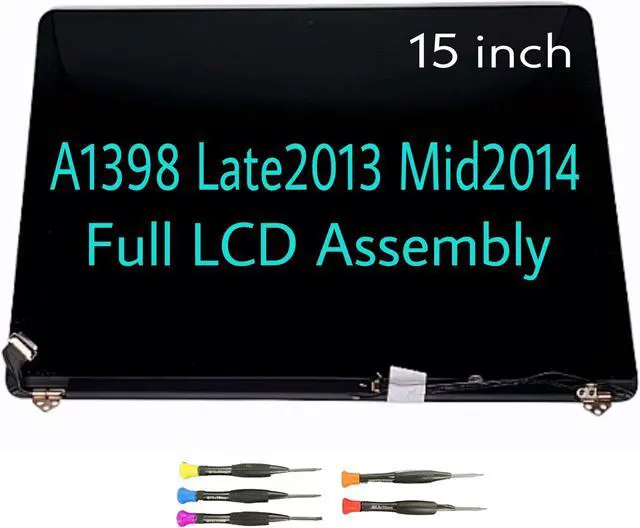 Main image of Fotisangea 661-8310 Replacement Retina LCD Screen for MacBook Pro 15" A1398 Late 2013 Mid 2014 Year LCD Display Full Assembly ME293 ME294 MGXA2 MGXC2