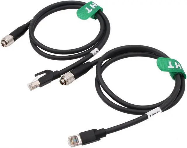 Alt view image 2 of 5 - HangTon 2pcs Cat6 Ethernet Cable EX3 F55 Venice Camera RCP-1001 3100 Remote Controller Hirose 8pin to RJ45 for Sony 1M CCA-5