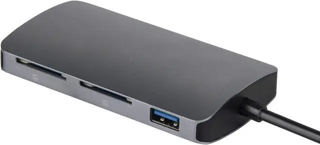 Alt view image 4 of 4 - XtremPro Multiple SD Card Reader 4 Slot USB 3.0 SD 5Gbps Support SDXC Up to 2TB SDHC SD Up to 256GB UHS-I - for Windows, Mac, Linux, Android