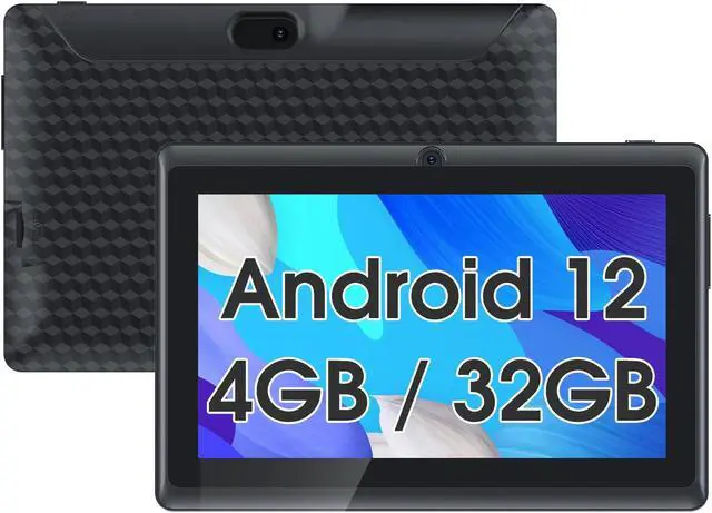 Main image of HOTTABLET Tablet, 7 inch Android 12, 4GB+ 32GB, IPS Screen, Dual Camera, Bluetooth, WiFi Tab, IPS Screen, Black