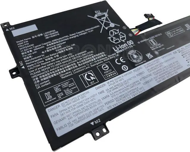 Alt view image 2 of 4 - TBONTB L20D3PG0 Battery Compatible with Lenovo 100e 300e 500e Chromebook 3rd Gen SB11B36299 5B11B36319 L20C3PG0 SB11B36305 5B11B36308 L20L3PG0 L20M3PG3 L20M3PG0 Series [11.52V 47Wh 4080mAh]