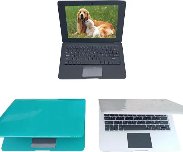 Alt view image 5 of 5 - Laptop Computer Mini 10 Inch Quad Core Powered by Android 12 Netbook 64GB Small Computer with WiFi Webcam Bluetooth,Charger Mouse Included,Suitable for Children and Students, 4 Color Options (Pink)