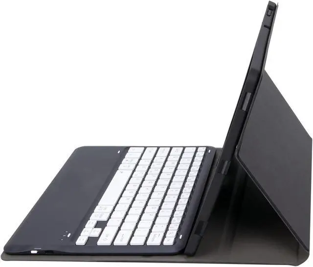 Alt view image 4 of 5 - KcoxdCn New iPad Pro 13 Inch 2024 Keyboard Case for iPad Pro 13 Inch Keyboard Case 2024 Model 7th Generation with Pencil Holder Mutil Angles Stand Cover Detachable Wireless Keyboard (Black)