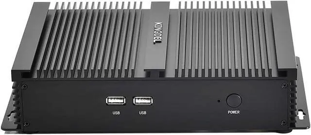 Alt view image 2 of 5 - KINGDEL Fanless Mini PC, Nettop i5 CPU Personal Computer, 16GB RAM, 256GB SSD, 2xCOM RS232 4xUSB 3.0 HD Port VGA, Metal Body, WF