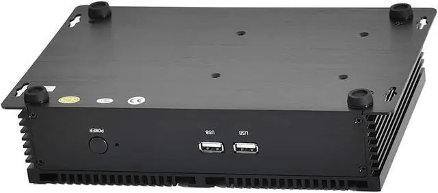 Alt view image 4 of 5 - KINGDEL Fanless Mini PC, Nettop i5 CPU Personal Computer, 16GB RAM, 256GB SSD, 2xCOM RS232 4xUSB 3.0 HD Port VGA, Metal Body, WF