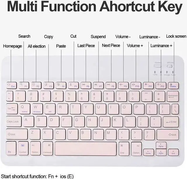 Alt view image 5 of 5 - with Mouse Keyboard case for Galaxy Tab A8 2022 10.5 inch, SM-X200/X205/X207 Magnetic Detachable Bluetooth Keyboard Color KeyBlack