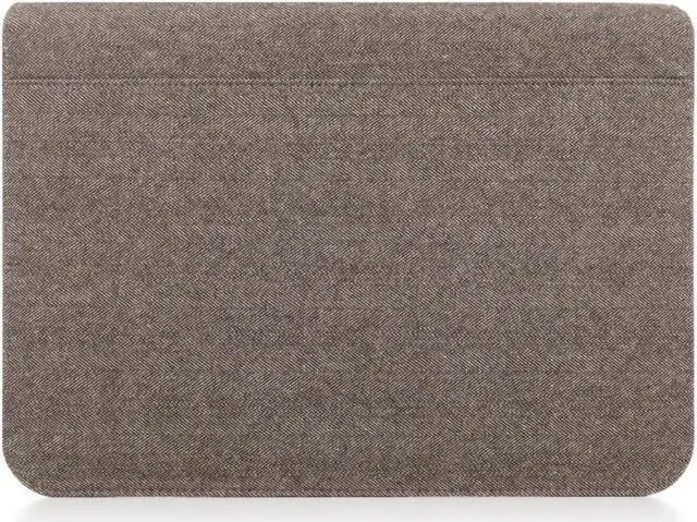 Alt view image 5 of 5 - Woodcessories - Wooden MacBook Bag Compatible with MacBook 15" of Real Walnut Wood, EcoPouch (Grey-Brown)