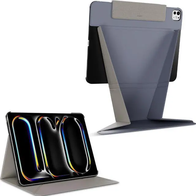 Main image of MAGEASY Tablet Case Compatible with 2024 iPad Pro 13" (M4), Turn iPad Into A Monitor, Float Folio Case Scratch & Discolor Resistant, Light & Portable iPad Stand | Lift - Alaskan Blue