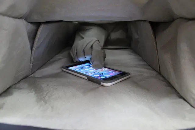 Alt view image 4 of 5 - Mission Darkness BlockBox Touch - Shielded Touch Screen Device Operation Kit // Interrogate Mobile Devices While Shielded from WiFi, Cell, Other Signals