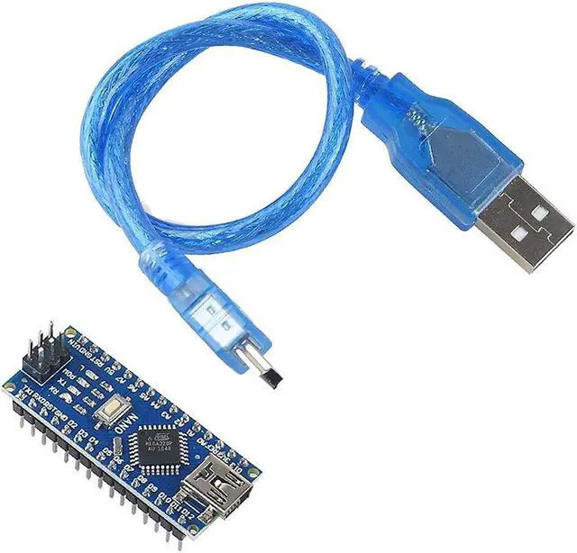 Alt view image 5 of 5 - for Nano V3.0 Module ATmega328P 5V 16MHz CH340G Chip Microcontroller Development Board USB Cable for Arduino (10pcs)