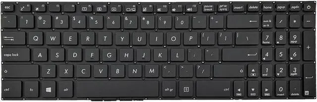 Alt view image 3 of 5 - PAEBAI+ Replacement Laptop Keyboard Compatible with Asus VivoBook X405 X505 X705 Series 17" Laptop No Backlit US Layout