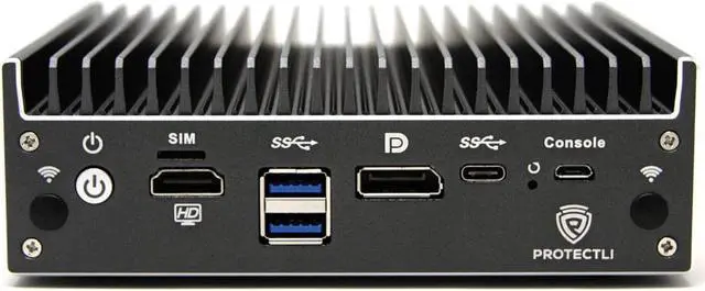 Alt view image 2 of 4 - Protectli Vault Pro VP2420-4 Port, Firewall Micro Appliance/Mini PC - Intel Celeron J6412, 2.5G Ports, DDR4 RAM, M.2 SATA SSD Storage, AES-NI, 8GB RAM, 120GB SSD
