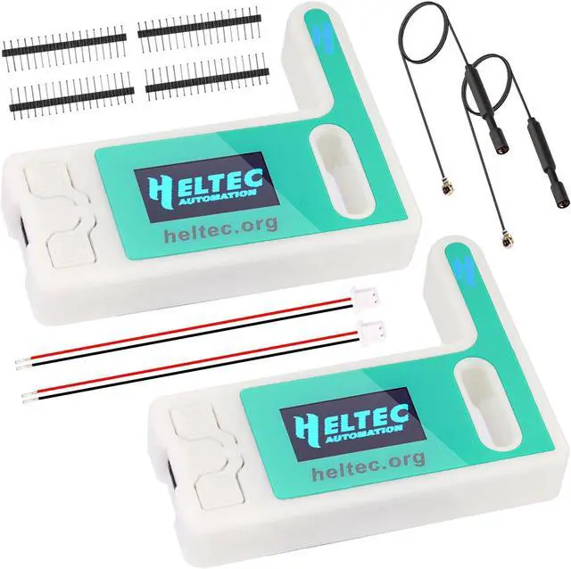 Alt view image 2 of 5 - 2 Pack ESP32 LoRa V3 Module Board with Case + 2 Pack 915MHz LORA Antenna