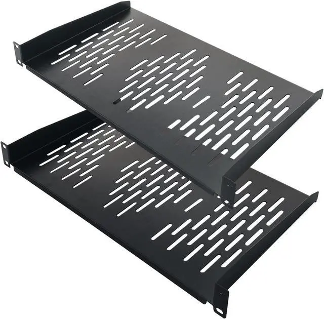 Alt view image 3 of 5 - RIVECO 6U Open Frame Rack Wall Mount & Desktop Mount, No Assembly Required Server Rack for Network Equipment