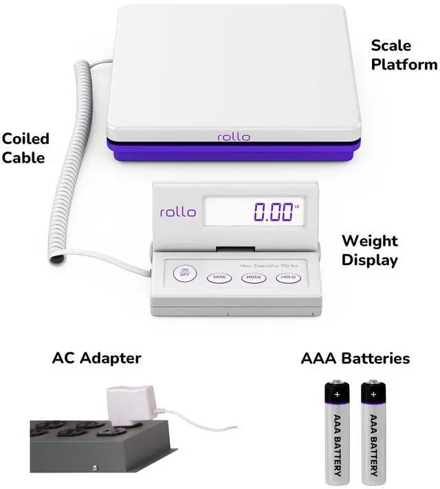 Alt view image 3 of 5 - Rollo USB Thermal Label Printer and Scale Bundle - High Speed Direct Thermal Printer for Shipping Packages