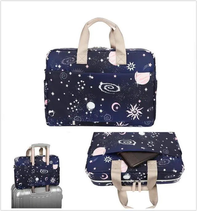 Alt view image 3 of 5 - SANFAN Laptop Briefcase, Water Repellent Multi-Functional Laptop Shoulder Messenger Case Bag (15 inch-15.6 inch, SLB-9)