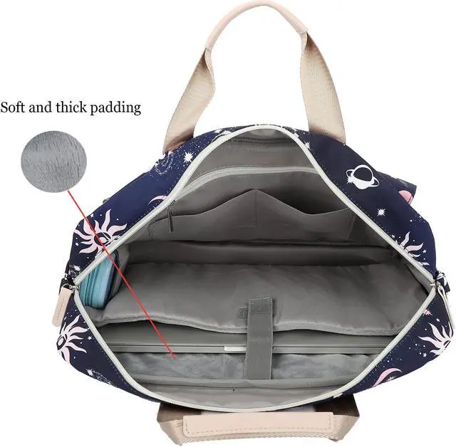 Alt view image 5 of 5 - SANFAN Laptop Briefcase, Water Repellent Multi-Functional Laptop Shoulder Messenger Case Bag (15 inch-15.6 inch, SLB-9)