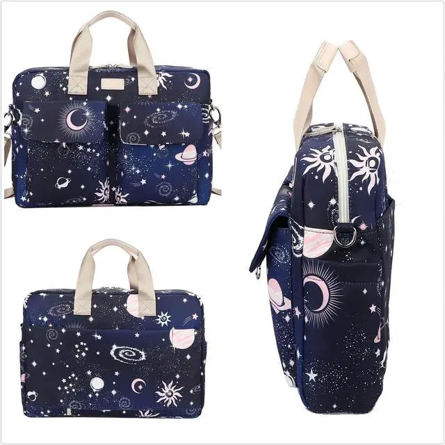 Alt view image 4 of 5 - SANFAN Laptop Briefcase, Water Repellent Multi-Functional Laptop Shoulder Messenger Case Bag (15 inch-15.6 inch, SLB-9)