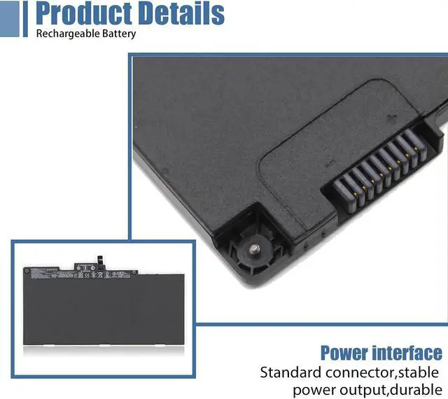 Alt view image 3 of 5 - VANPIR TA03XL CS03XL 854047-1C1 854047-421 854108-850 Battery for HP EliteBook 745 755 745 840 848 850 G4, for hp ZBook 14U 15U G4 Notebook HSTNN-LB7J HSTNN-IB7L 996QA101H HSTNN-172C-4 HSTNN-175C-5