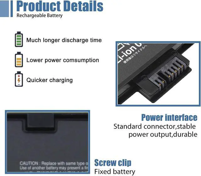 Alt view image 3 of 5 - VANPIR 61 01AV423 T470 T480 Laptop Battery Replacement for Lenovo ThinkPad A475 T570 T580 P51S P52S TP25 Battery 4X50M08810 01AV422 01AV424 01AV452 SB10K97579 SB10K97580 11.4V 24Wh 2100mAh